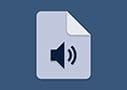 Icona Converti in audio